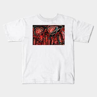 Neon Roses Kids T-Shirt